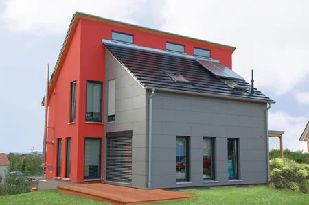 Wohnhaus mit offenem Grundriss – Einfamilienhäuser